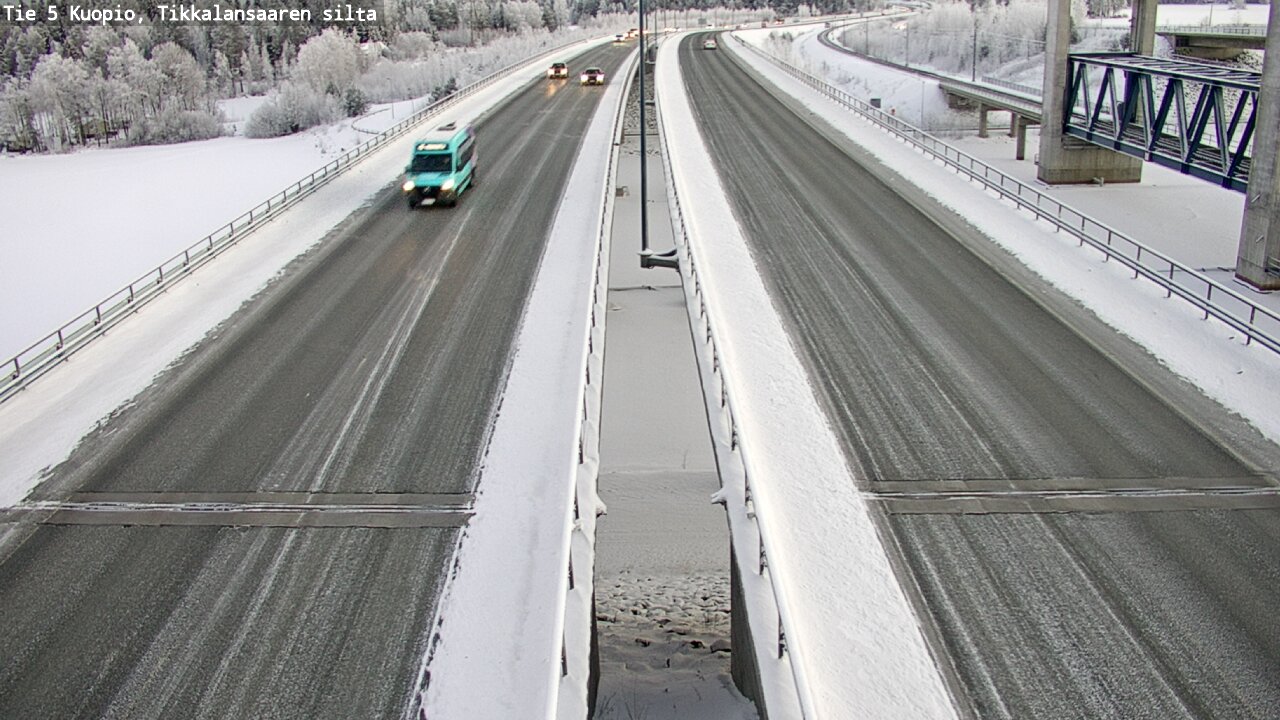 Kelikamerat Kuva Tie 5 Kuopio, Tikkalansaari, Kuopio, Pohjois-Savo