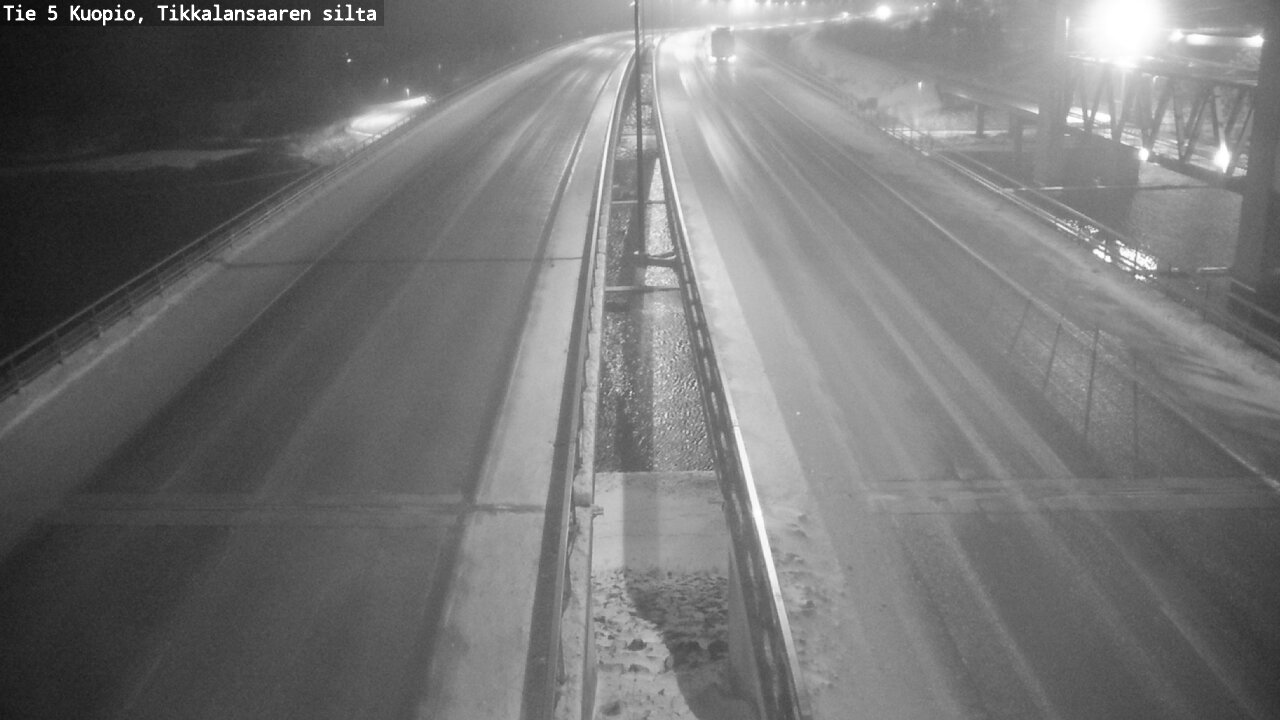 Weather Camera Image Road 5 Kuopio, Tikkalansaari, Kuopio, Pohjois-Savo