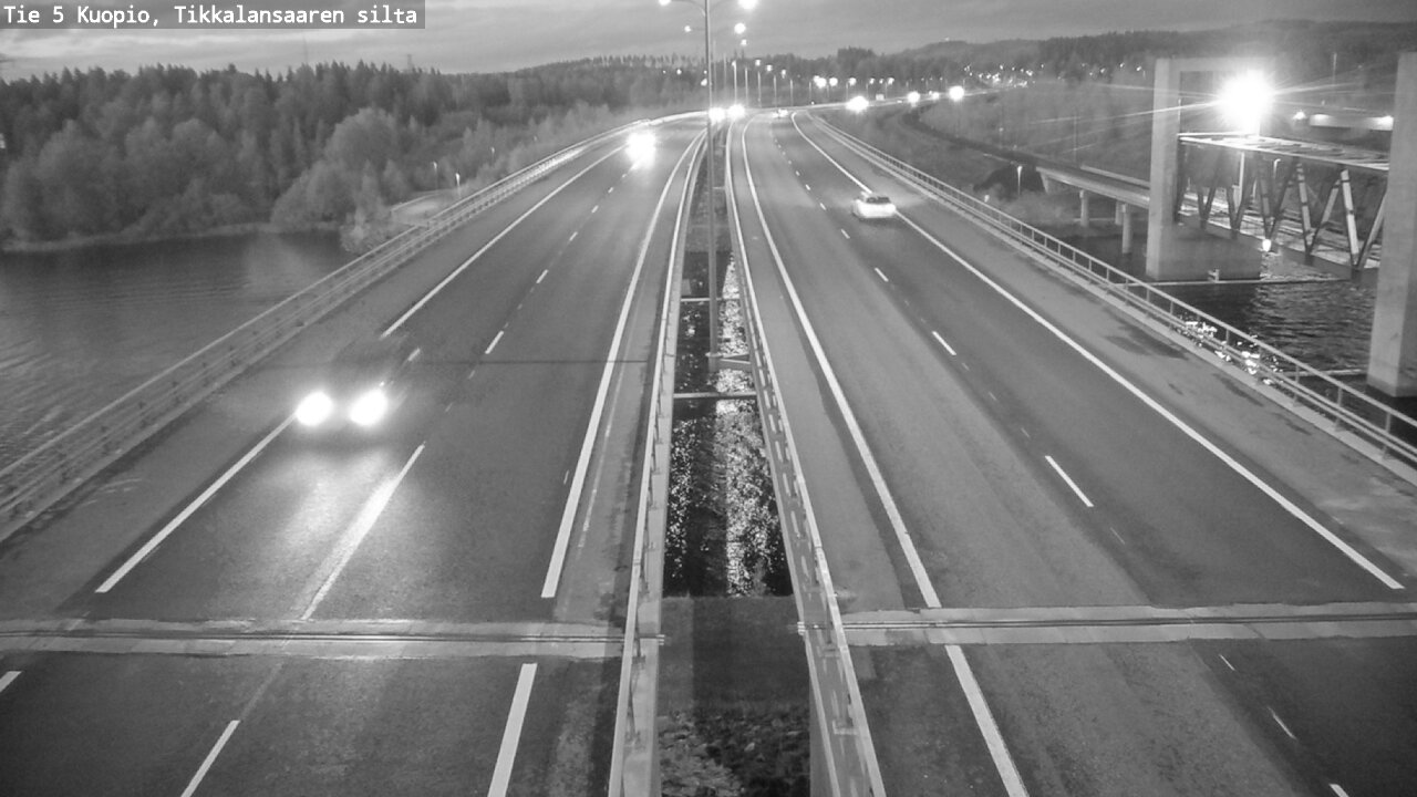 Weather Camera Image Väg 5 Kuopio, Tikkalansaari, Kuopio, Pohjois-Savo