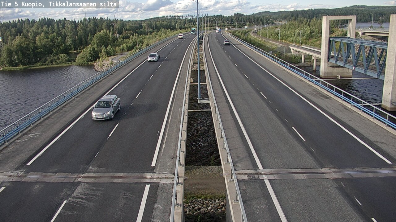 Kelikamerat Kuva Tie 5 Kuopio, Tikkalansaari, Kuopio, Pohjois-Savo