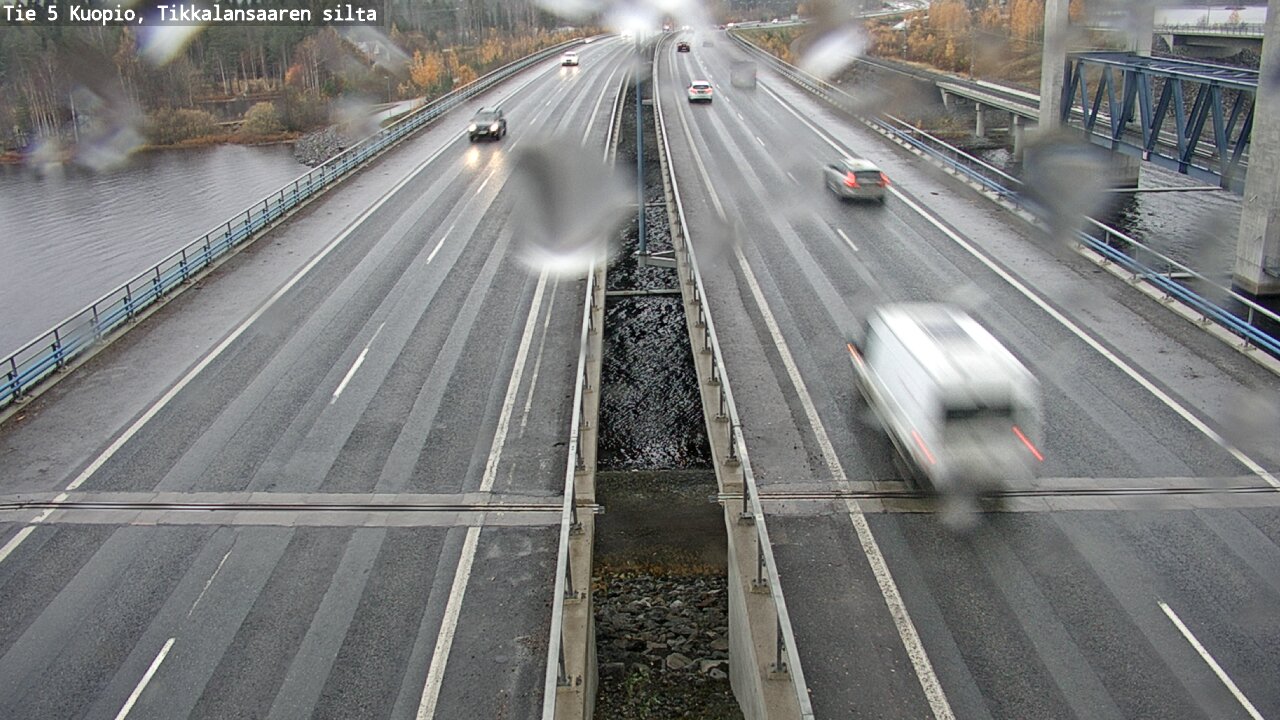 Weather Camera Image Väg 5 Kuopio, Tikkalansaari, Kuopio, Pohjois-Savo