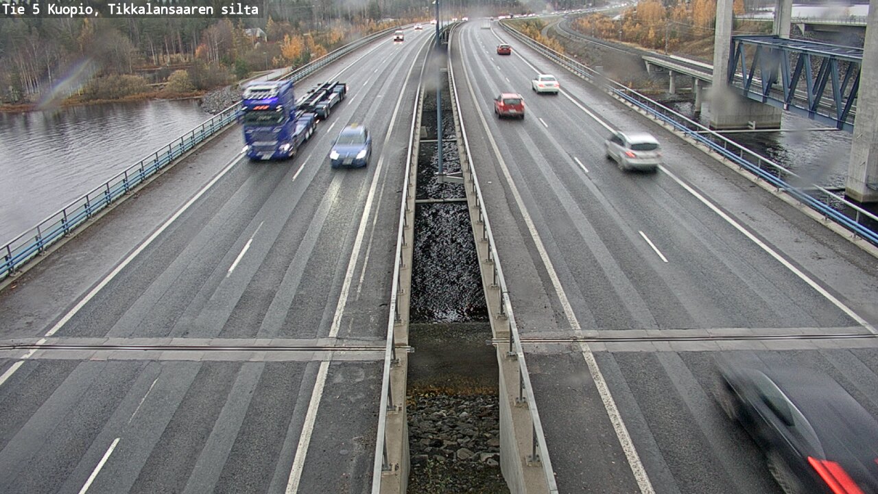 Weather Camera Image Väg 5 Kuopio, Tikkalansaari, Kuopio, Pohjois-Savo