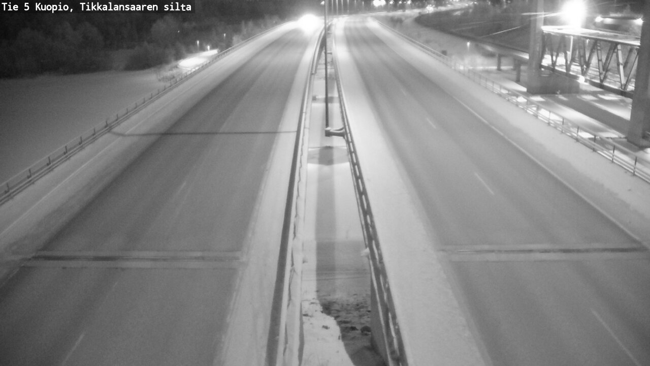 Weather Camera Image Väg 5 Kuopio, Tikkalansaari, Kuopio, Pohjois-Savo