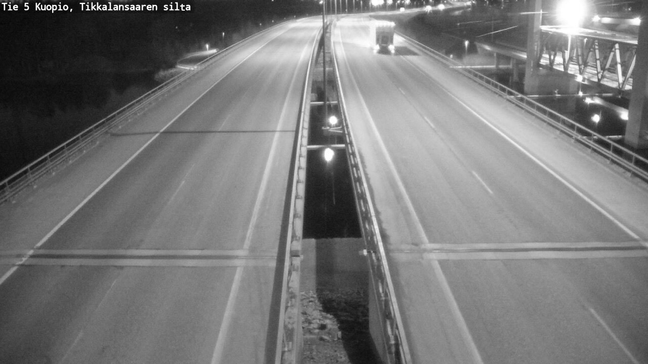 Weather Camera Image Väg 5 Kuopio, Tikkalansaari, Kuopio, Pohjois-Savo