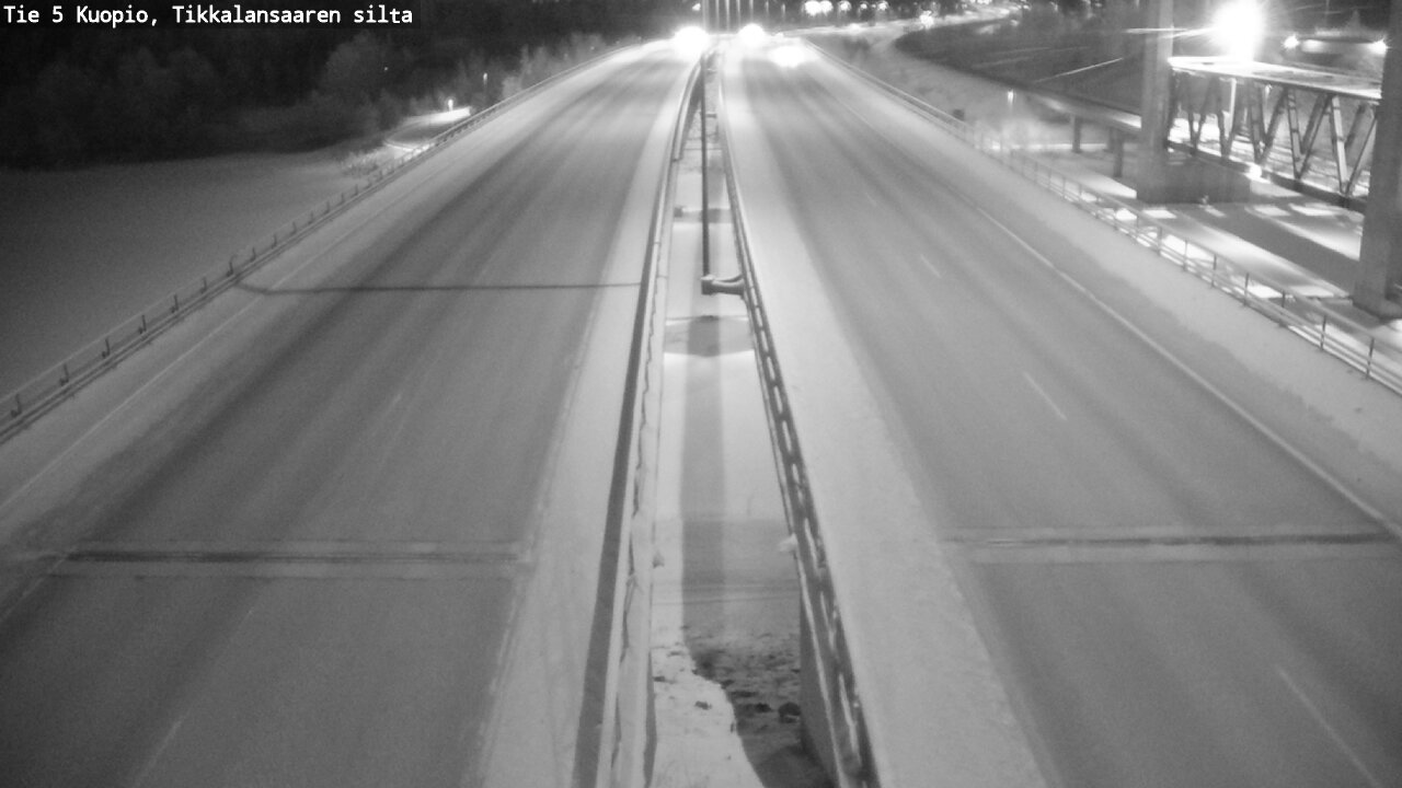 Weather Camera Image Road 5 Kuopio, Tikkalansaari, Kuopio, Pohjois-Savo