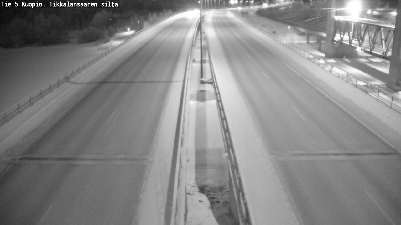 Weather Camera Image Väg 5 Kuopio, Tikkalansaari, Kuopio, Pohjois-Savo