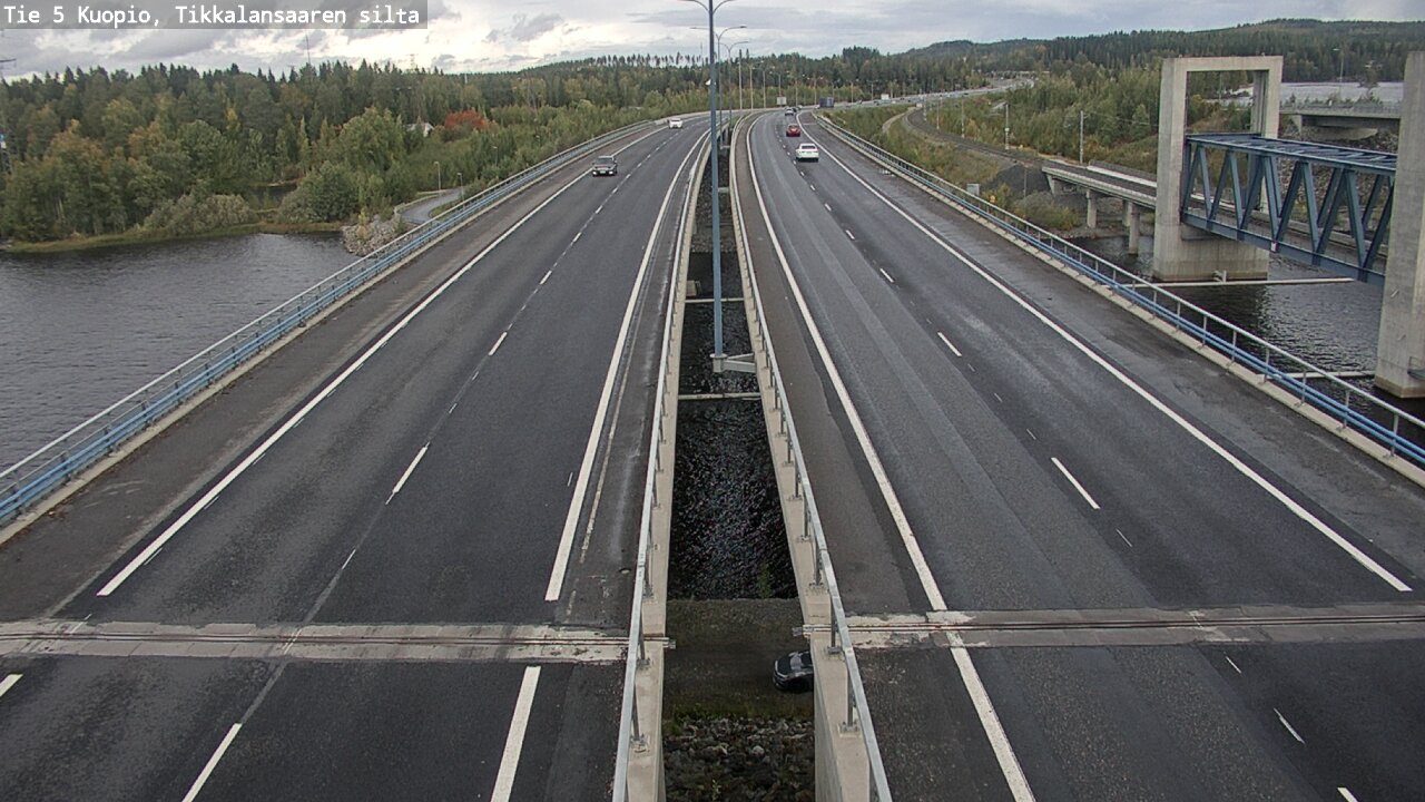 Weather Camera Image Väg 5 Kuopio, Tikkalansaari, Kuopio, Pohjois-Savo