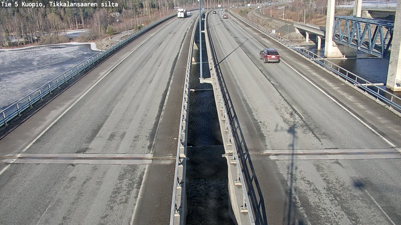 Kelikamerat Kuva Tie 5 Kuopio, Tikkalansaari, Kuopio, Pohjois-Savo