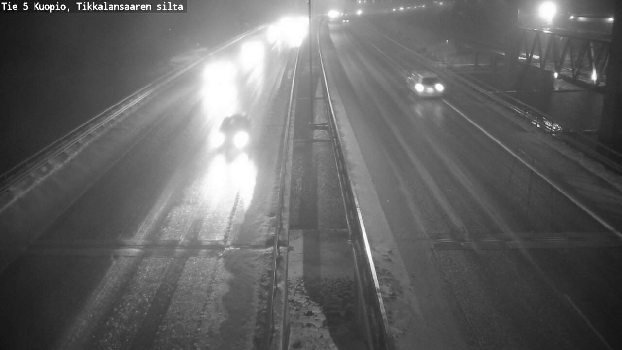 Weather Camera Image Road 5 Kuopio, Tikkalansaari, Kuopio, Pohjois-Savo