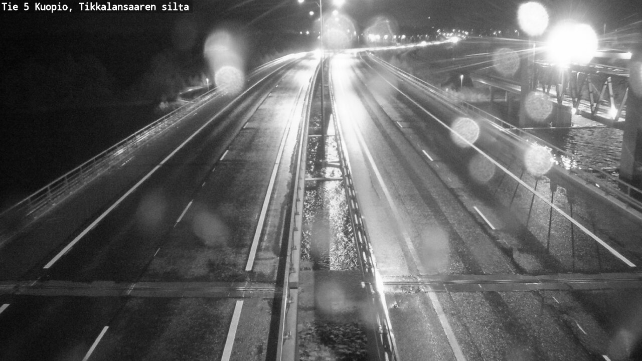 Weather Camera Image Väg 5 Kuopio, Tikkalansaari, Kuopio, Pohjois-Savo