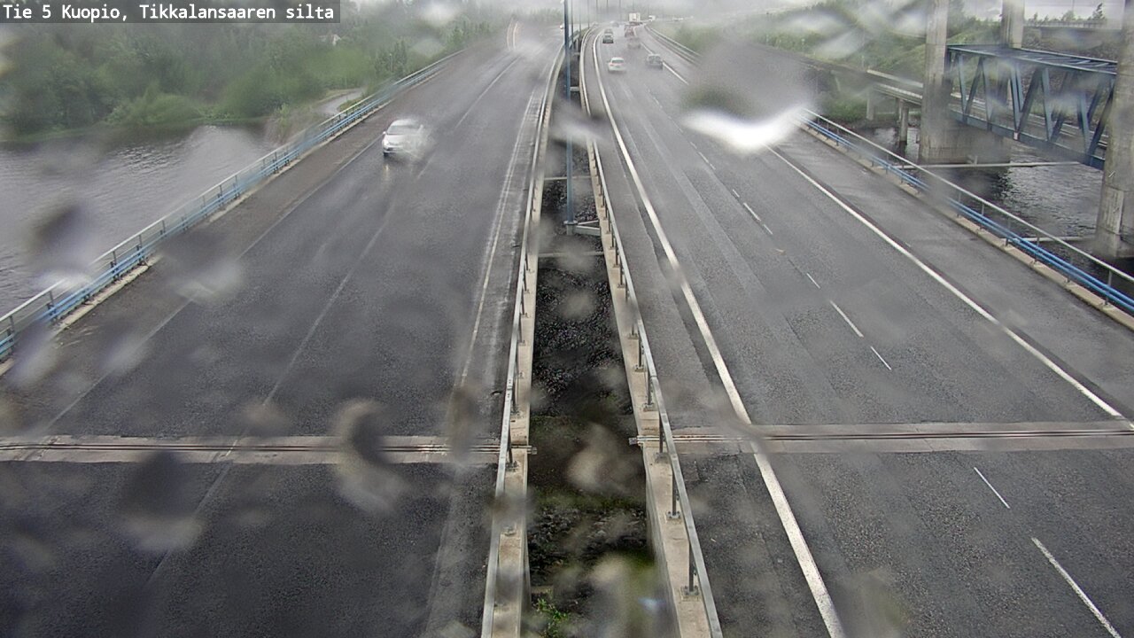 Weather Camera Image Väg 5 Kuopio, Tikkalansaari, Kuopio, Pohjois-Savo