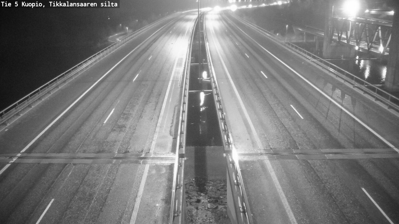 Weather Camera Image Road 5 Kuopio, Tikkalansaari, Kuopio, Pohjois-Savo