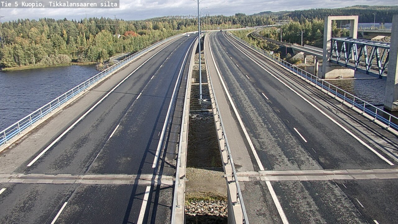 Kelikamerat Kuva Tie 5 Kuopio, Tikkalansaari, Kuopio, Pohjois-Savo
