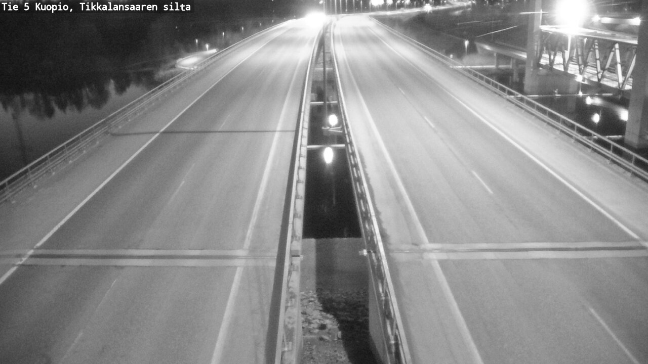 Weather Camera Image Väg 5 Kuopio, Tikkalansaari, Kuopio, Pohjois-Savo