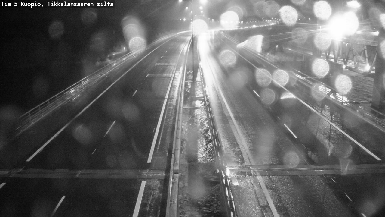 Weather Camera Image Väg 5 Kuopio, Tikkalansaari, Kuopio, Pohjois-Savo