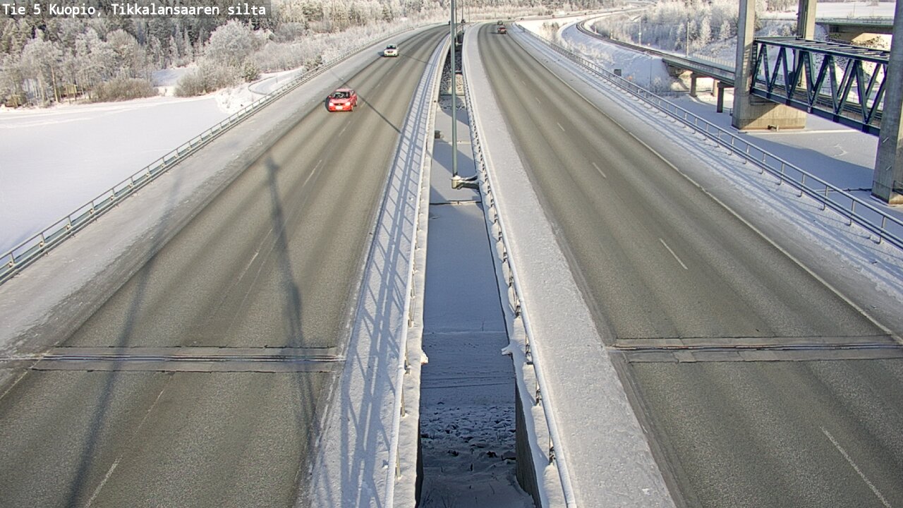 Weather Camera Image Väg 5 Kuopio, Tikkalansaari, Kuopio, Pohjois-Savo