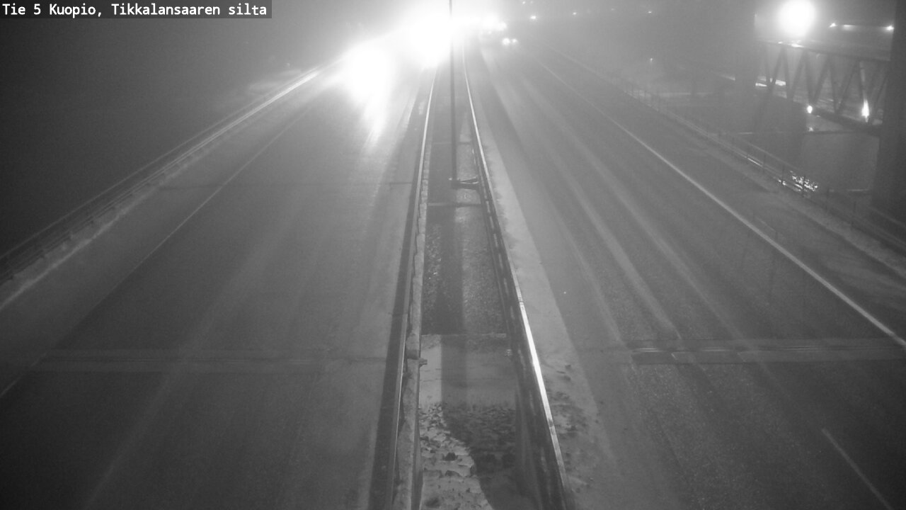 Weather Camera Image Road 5 Kuopio, Tikkalansaari, Kuopio, Pohjois-Savo