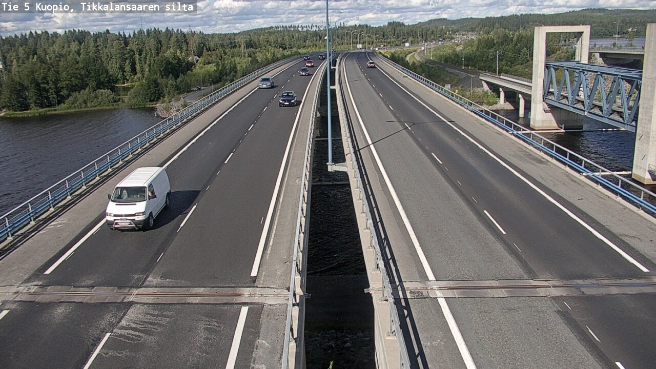 Kelikamerat Kuva Tie 5 Kuopio, Tikkalansaari, Kuopio, Pohjois-Savo