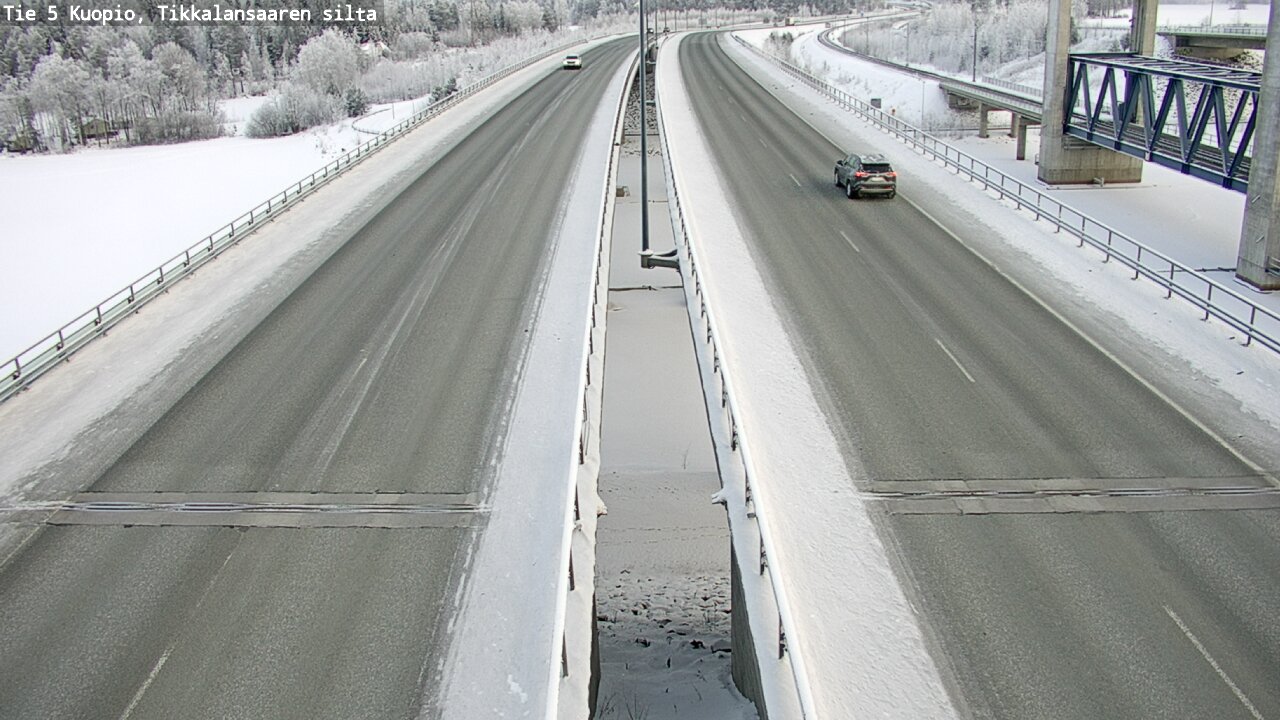 Weather Camera Image Väg 5 Kuopio, Tikkalansaari, Kuopio, Pohjois-Savo