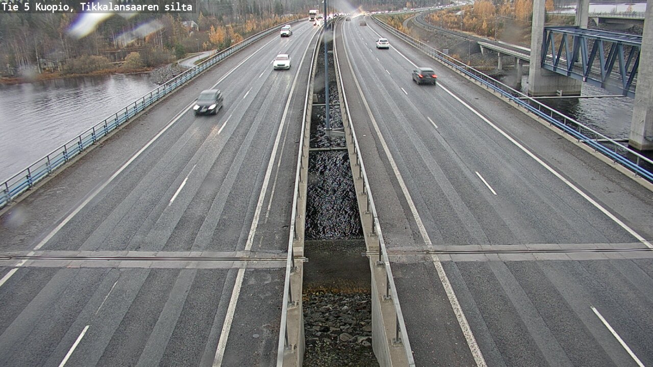 Weather Camera Image Väg 5 Kuopio, Tikkalansaari, Kuopio, Pohjois-Savo