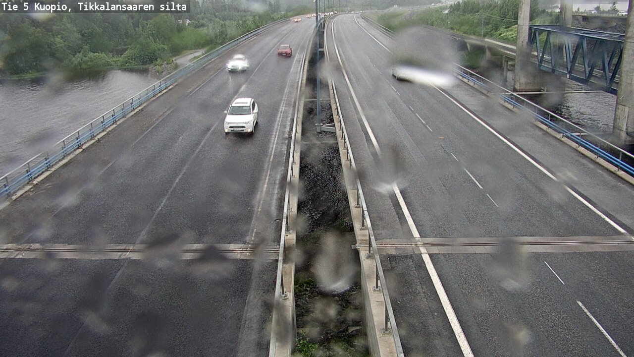 Weather Camera Image Väg 5 Kuopio, Tikkalansaari, Kuopio, Pohjois-Savo