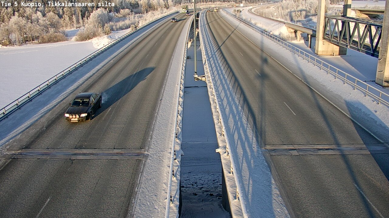Weather Camera Image Väg 5 Kuopio, Tikkalansaari, Kuopio, Pohjois-Savo