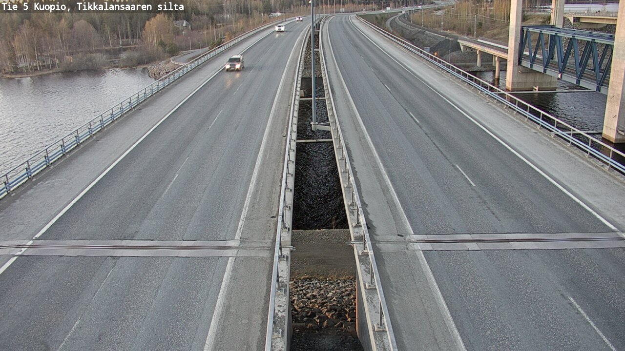 Weather Camera Image Väg 5 Kuopio, Tikkalansaari, Kuopio, Pohjois-Savo