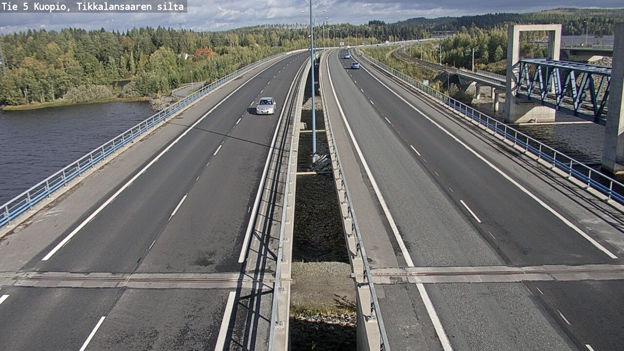 Kelikamerat Kuva Tie 5 Kuopio, Tikkalansaari, Kuopio, Pohjois-Savo