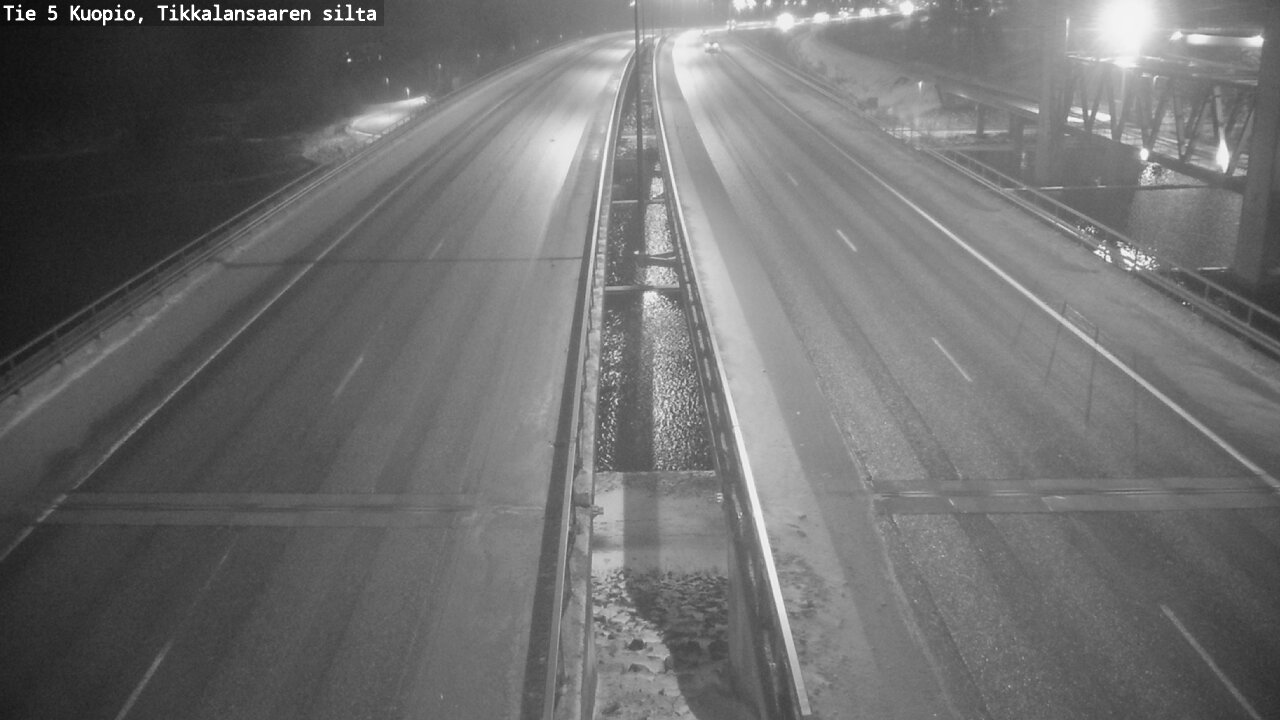 Weather Camera Image Road 5 Kuopio, Tikkalansaari, Kuopio, Pohjois-Savo