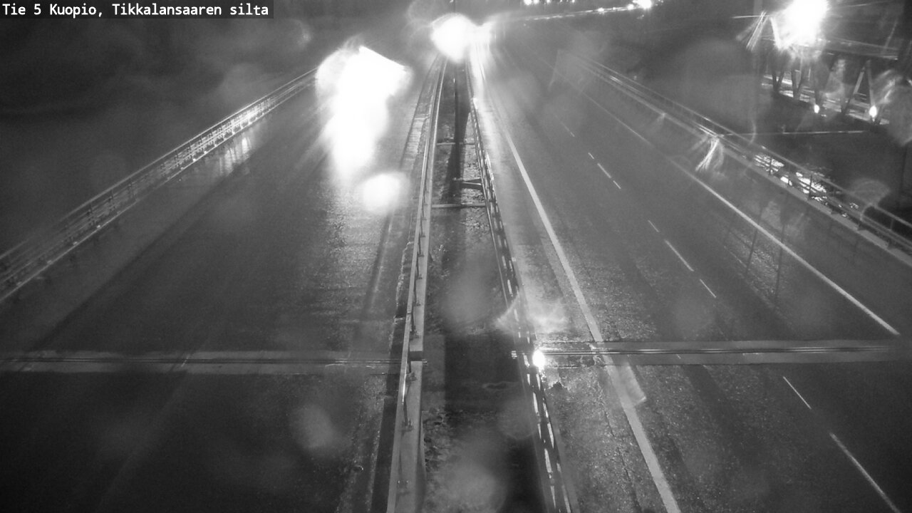 Weather Camera Image Road 5 Kuopio, Tikkalansaari, Kuopio, Pohjois-Savo