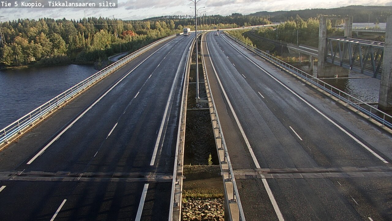 Weather Camera Image Väg 5 Kuopio, Tikkalansaari, Kuopio, Pohjois-Savo