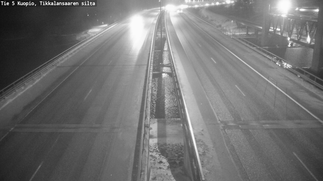 Weather Camera Image Road 5 Kuopio, Tikkalansaari, Kuopio, Pohjois-Savo