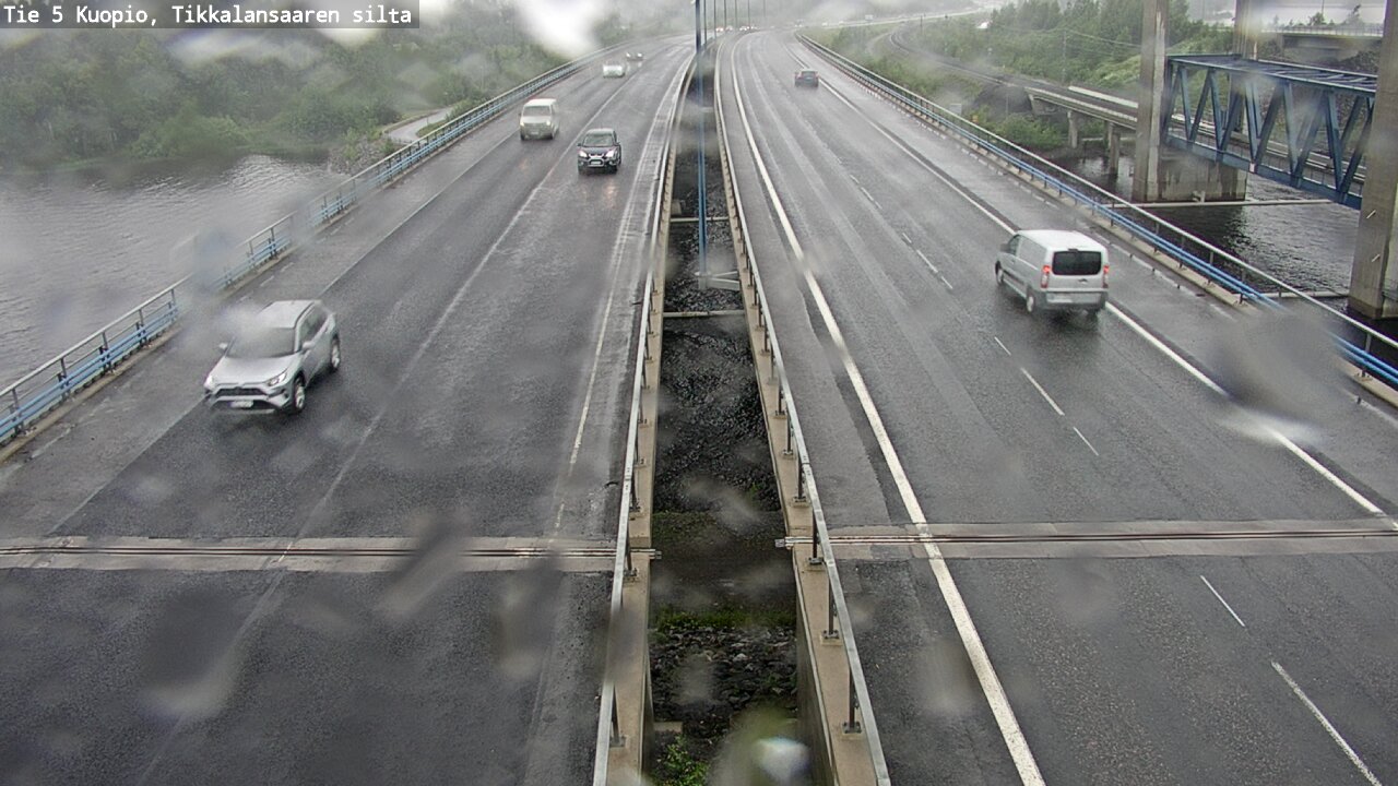 Weather Camera Image Väg 5 Kuopio, Tikkalansaari, Kuopio, Pohjois-Savo
