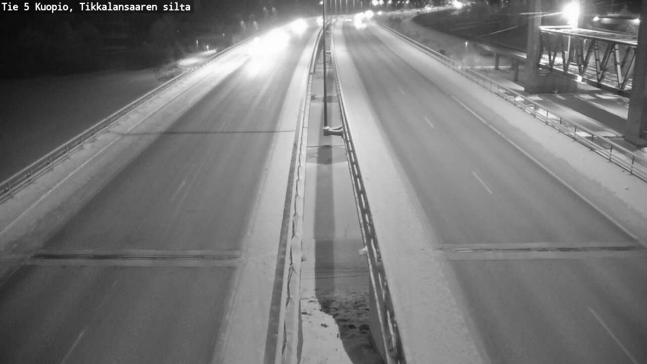 Weather Camera Image Väg 5 Kuopio, Tikkalansaari, Kuopio, Pohjois-Savo