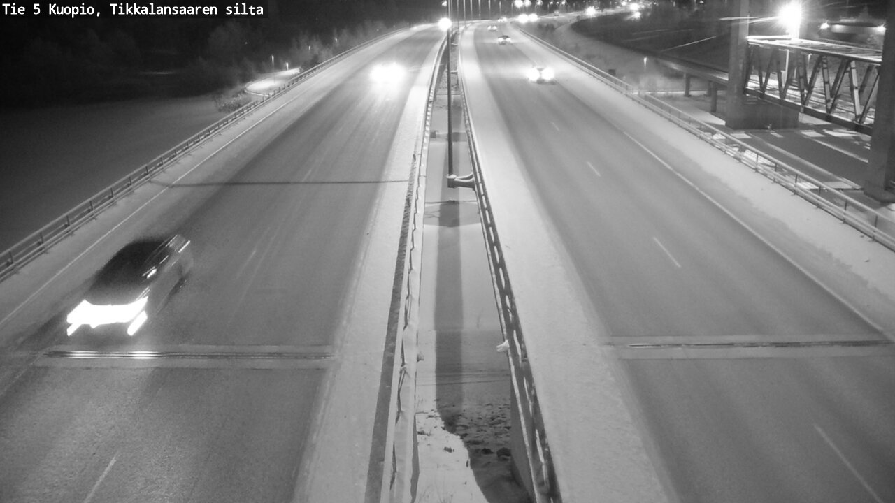 Weather Camera Image Väg 5 Kuopio, Tikkalansaari, Kuopio, Pohjois-Savo