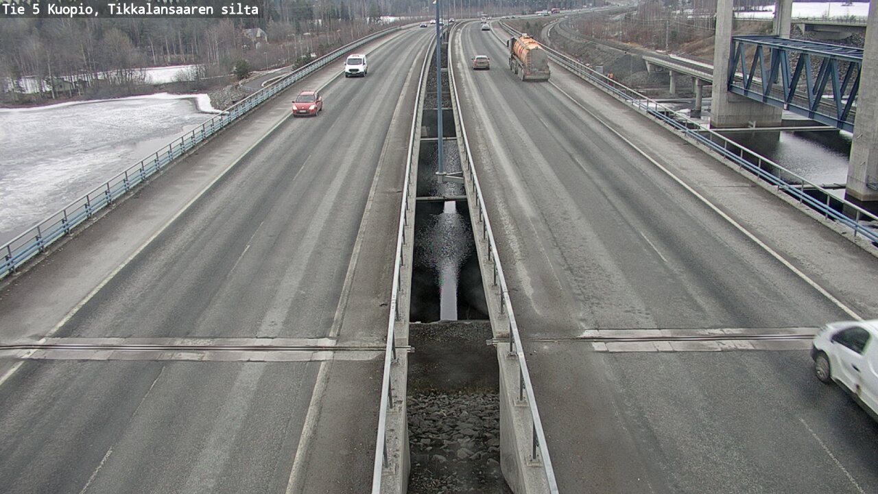 Kelikamerat Kuva Tie 5 Kuopio, Tikkalansaari, Kuopio, Pohjois-Savo