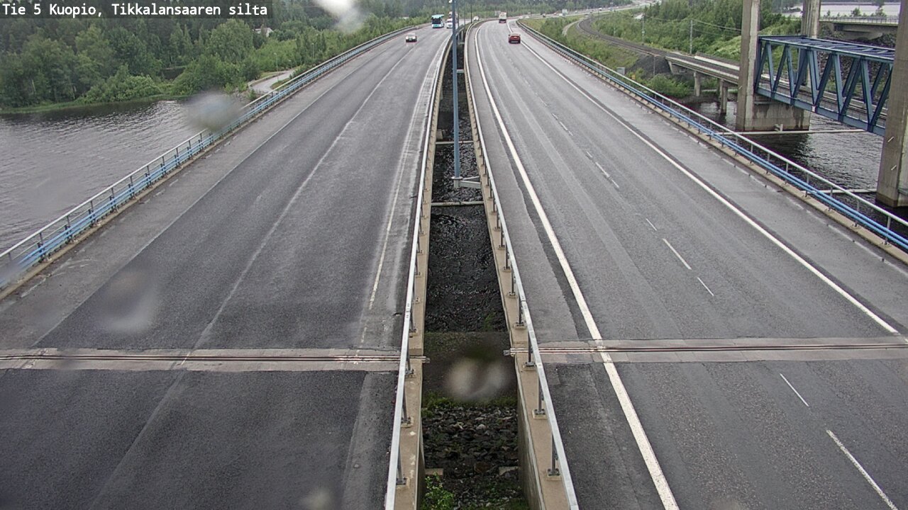 Weather Camera Image Väg 5 Kuopio, Tikkalansaari, Kuopio, Pohjois-Savo