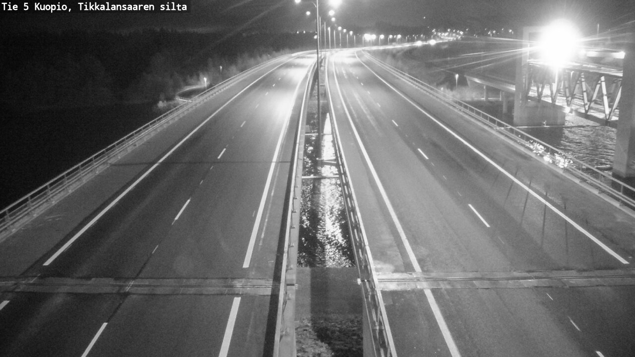 Weather Camera Image Väg 5 Kuopio, Tikkalansaari, Kuopio, Pohjois-Savo