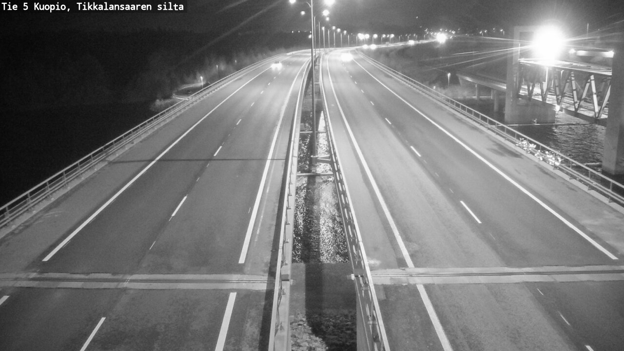 Weather Camera Image Väg 5 Kuopio, Tikkalansaari, Kuopio, Pohjois-Savo