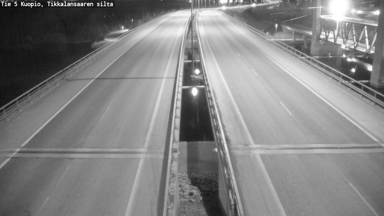 Weather Camera Image Väg 5 Kuopio, Tikkalansaari, Kuopio, Pohjois-Savo