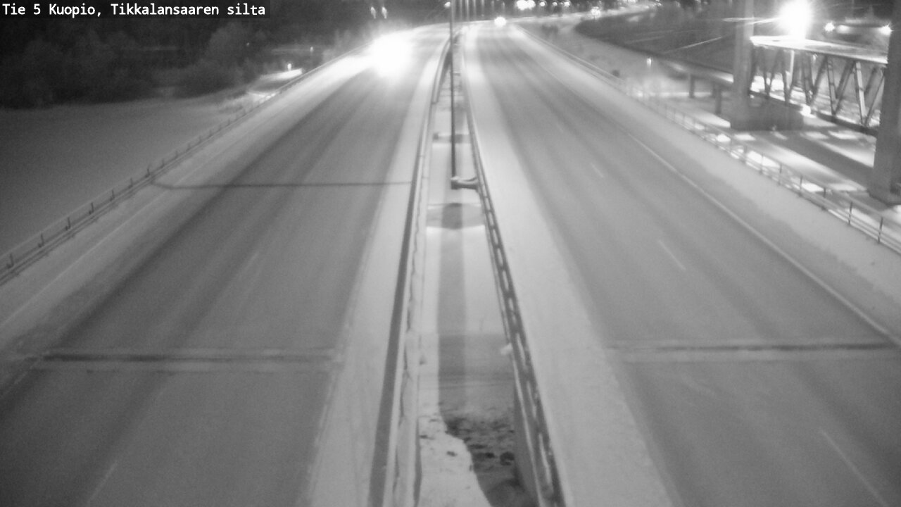 Weather Camera Image Väg 5 Kuopio, Tikkalansaari, Kuopio, Pohjois-Savo