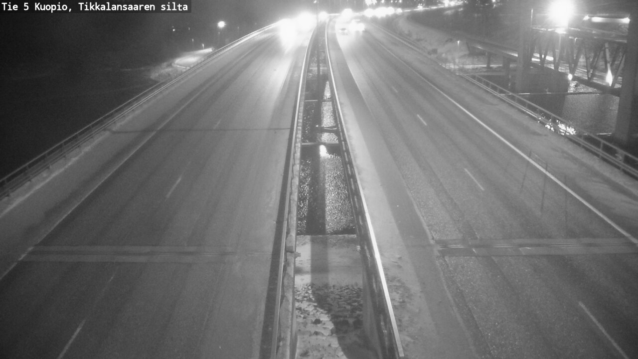 Weather Camera Image Road 5 Kuopio, Tikkalansaari, Kuopio, Pohjois-Savo