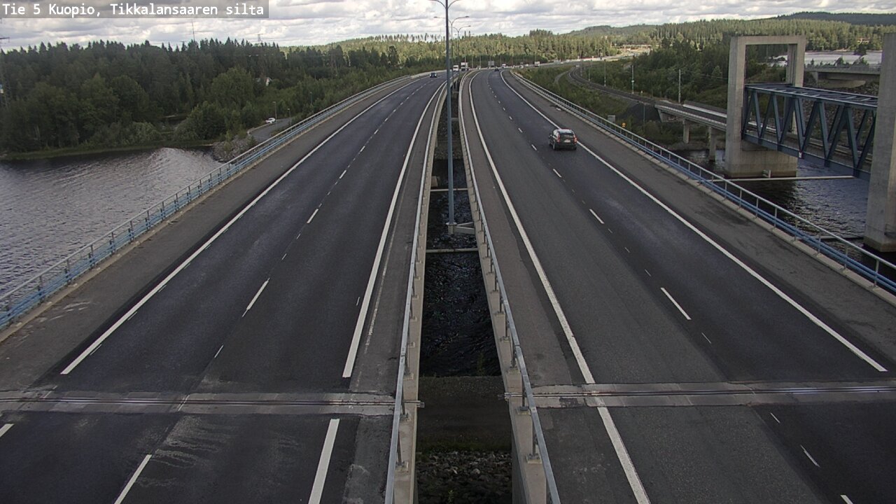 Kelikamerat Kuva Tie 5 Kuopio, Tikkalansaari, Kuopio, Pohjois-Savo