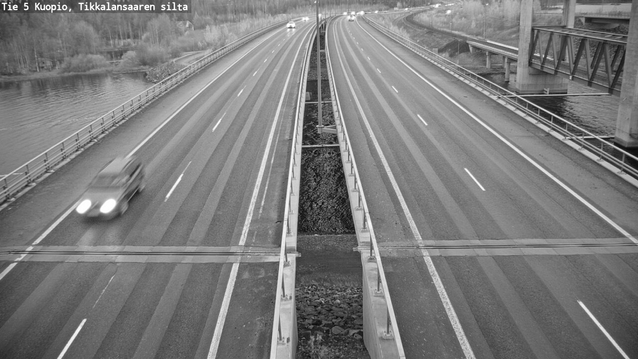Weather Camera Image Väg 5 Kuopio, Tikkalansaari, Kuopio, Pohjois-Savo