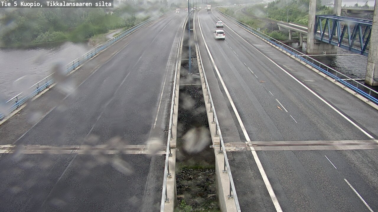 Weather Camera Image Väg 5 Kuopio, Tikkalansaari, Kuopio, Pohjois-Savo