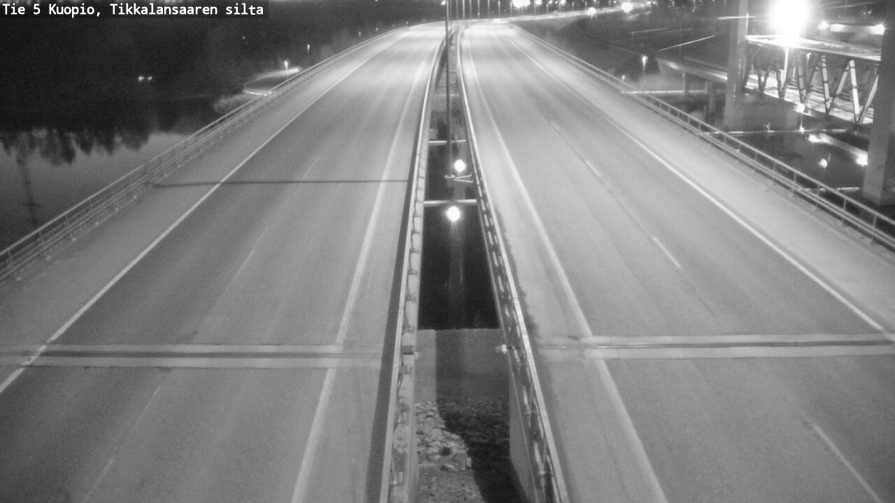 Weather Camera Image Väg 5 Kuopio, Tikkalansaari, Kuopio, Pohjois-Savo