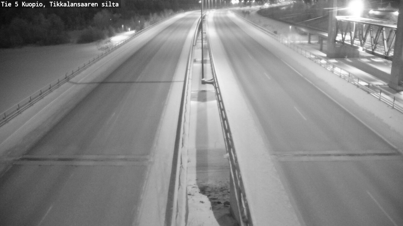 Weather Camera Image Väg 5 Kuopio, Tikkalansaari, Kuopio, Pohjois-Savo