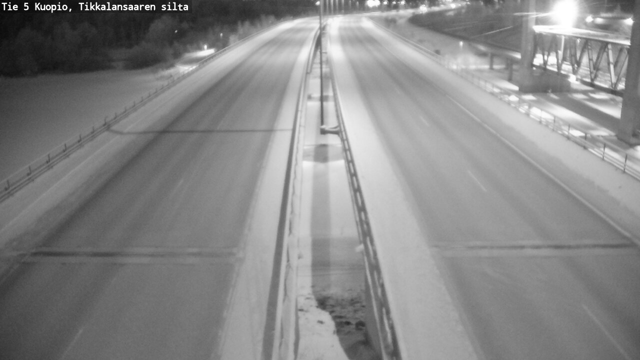 Weather Camera Image Väg 5 Kuopio, Tikkalansaari, Kuopio, Pohjois-Savo