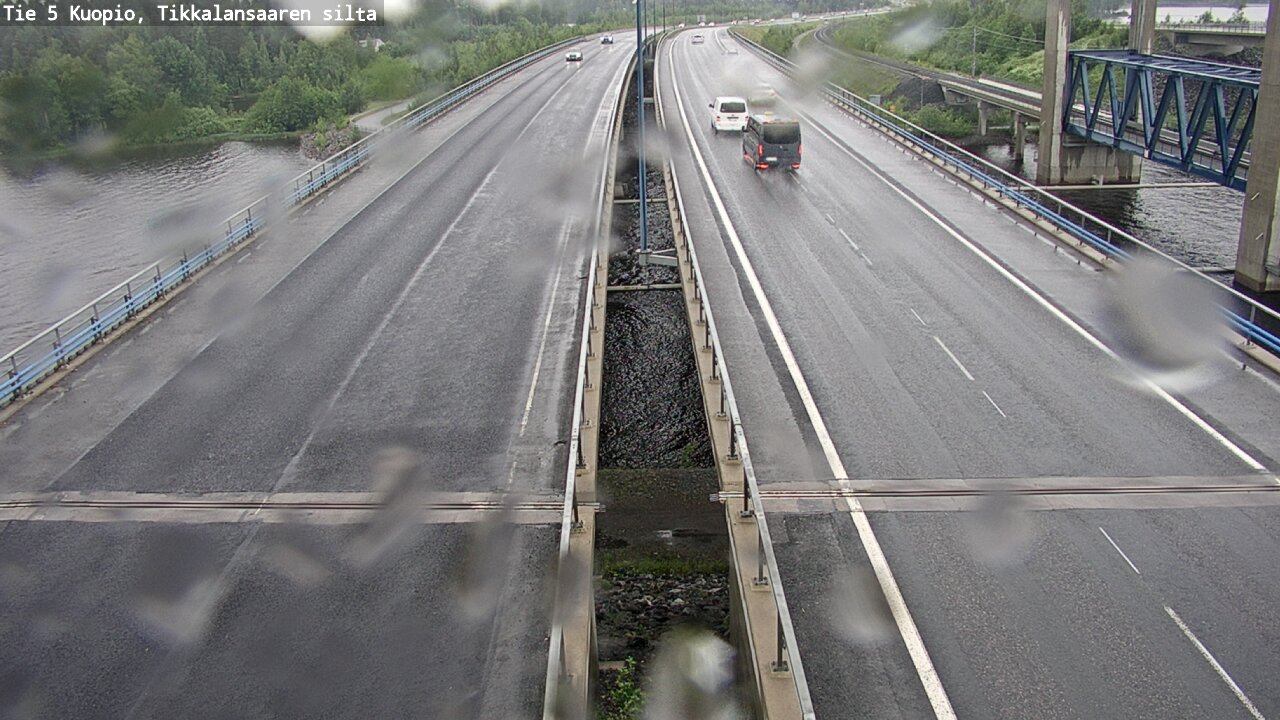 Weather Camera Image Väg 5 Kuopio, Tikkalansaari, Kuopio, Pohjois-Savo