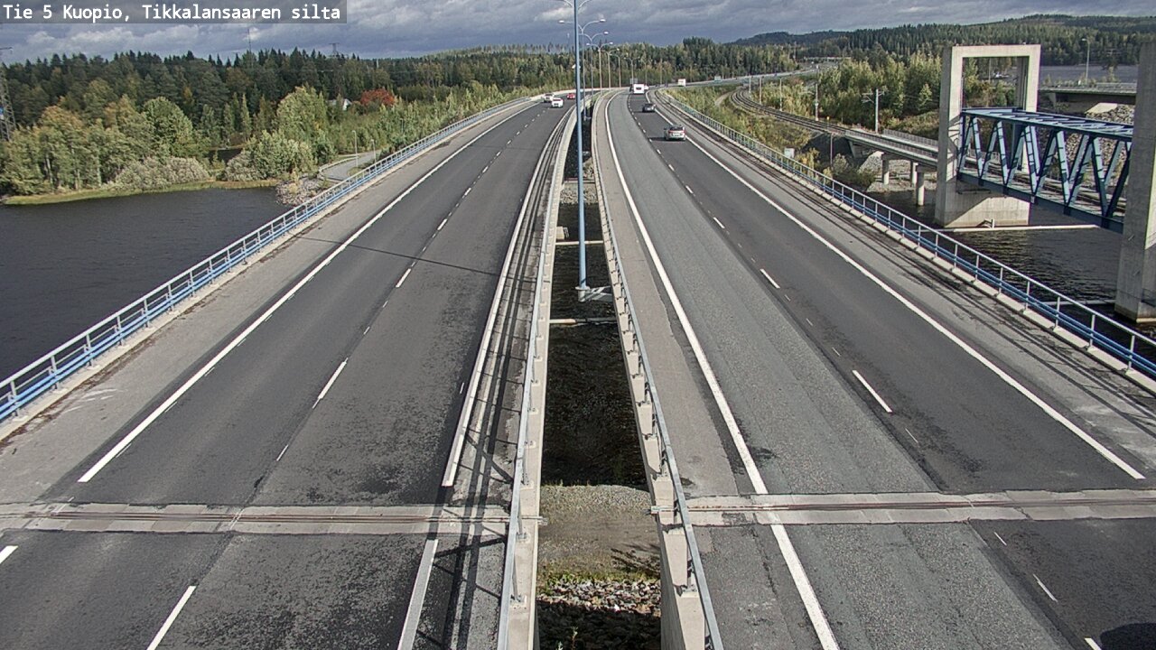 Kelikamerat Kuva Tie 5 Kuopio, Tikkalansaari, Kuopio, Pohjois-Savo